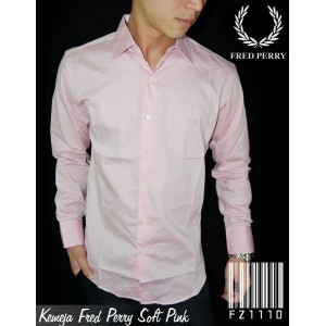 Kemeja Fred Perry Soft Pink