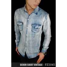 Kemeja Denim Vintage
