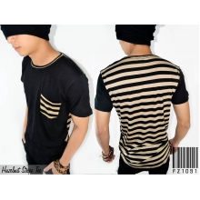 Hazelnut Stripe Tee
