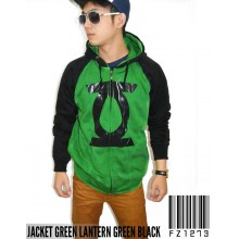 Jacket Green Lantern Green Black - Jacket Superhero