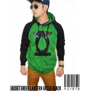 Jacket Green Lantern Green Black - Jacket Superhero