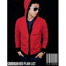 Cardigan Red Plain List