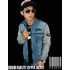 Denim Varsity Zipper Jacket