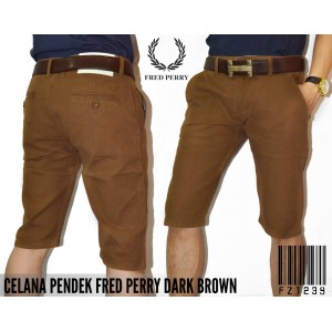 Celana Pendek Fred Perry Dark Brown