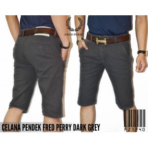 Celana Pendek Fred Perry Dark Grey