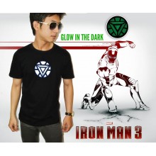IRON MAN Triangle Arc Reactor - GLOW IN THE DARK - SUPE