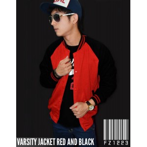 Jacket Varsity Red and Black
