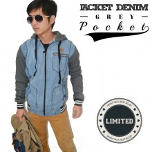 Jacket Hoodie Denim Pocket *Limited Edition