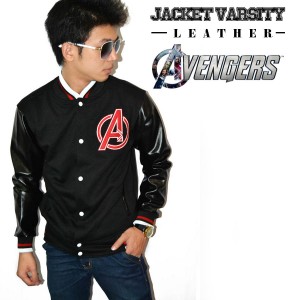 Jacket Varsity Leather The Avengers