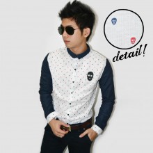 Kemeja Body Smile Skull