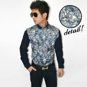 Kemeja Body Tigers Face