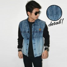 Jacket Varsity Denim illuminate