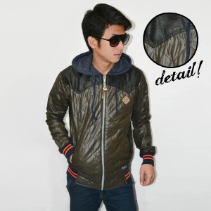 Jacket Hoodie Three Combination Quilted