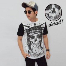 Lady Liberty Skull Tee