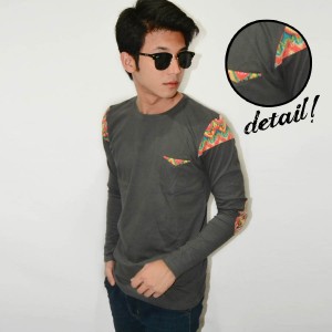 Long Sleeve Arm Patch Tribal Grey[BRANDED]