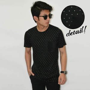 Simple Black Polkadot Pattern Tee