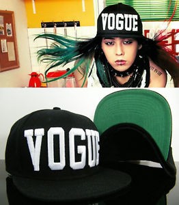 Topi Snapback VOGUE Black