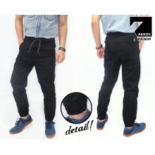Joggers Pants Chino Black Kakkoii
