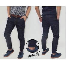Joggers Pants Denim Dark Indigo