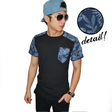 Batik Leaf Combination Black