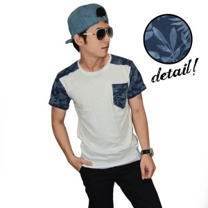 Batik Leaf Combination White