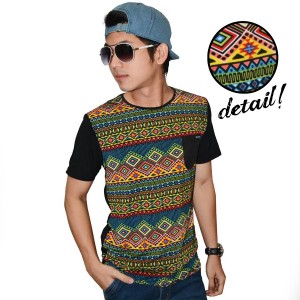 Casual Tribal Colorful Tee