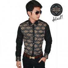 Kemeja Casual Batik Pattern *LIMITED EDITION