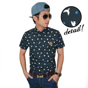 Kemeja Short Falling Angel