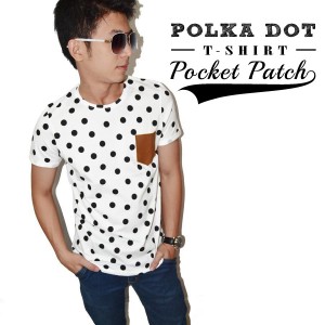 Polka Dot Pocket Patch Tee