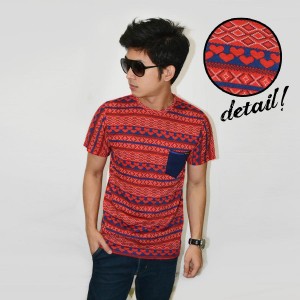 The Red Love Diamond Pattern