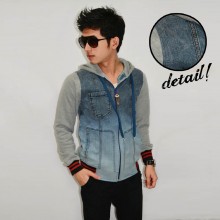 Jacket Denim Hoodie Noah Slim