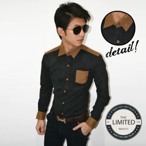 Long Shirt Black Linen Silk