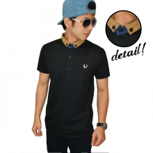 Polo Suede Neck Black 