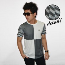 Square Tile Pattern Tee