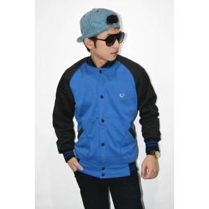 Jacket Varsity Baseball Blue Black