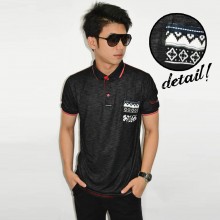 Polo Metalic Pocket Tribal