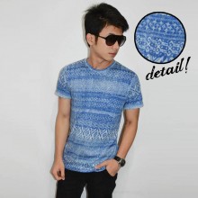 The Blue Abstrack Tee
