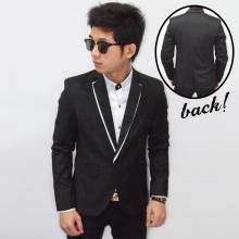 Blazer Collar White Shadow