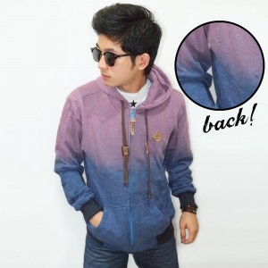 Jacket Purple Blue Ombre