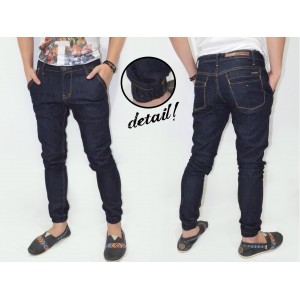 Joggers Pants Denim Dark Indigo