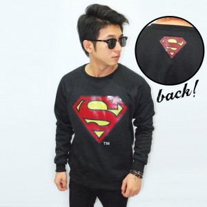 Sweater Superman Black - Superheroes
