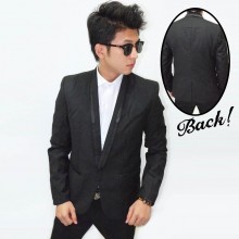 Formal Blazer Collar Shiny Line