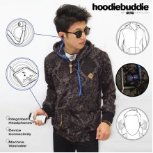 Hoodiebuddie Dark Marble with Earphone