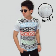Polygon Tribal Pattern Tee