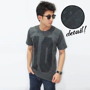 Batik Ten Print Dark Grey