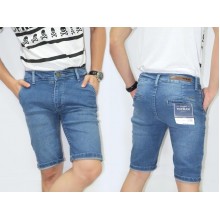 Celana Pendek Jeans Faded Soft Blue