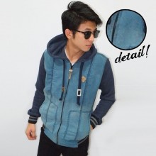 Jacket Denim Light Blue Torque Gradation