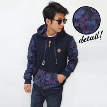 Jacket Sleeve Floral Galaxy