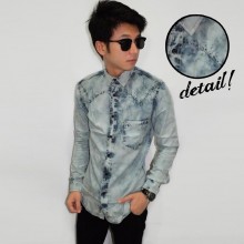 Kemeja Denim Cloudy Wash
