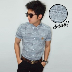 Kemeja Short Tribal Layer